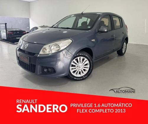 RENAULT SANDERO 1.6 PRIVILÉGE 16V FLEX 4P AUTOMÁTICO RENAULT SANDERO 1.6 PRIVILÉGE 16V FLEX 4P AUTOMÁTICO